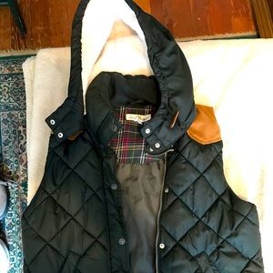 Dark green vest, H&M, size 12
